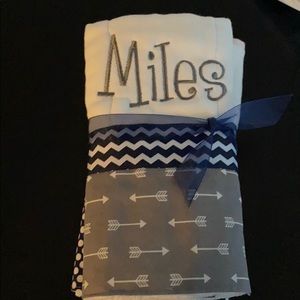 Brand new “Miles” burp clothes
